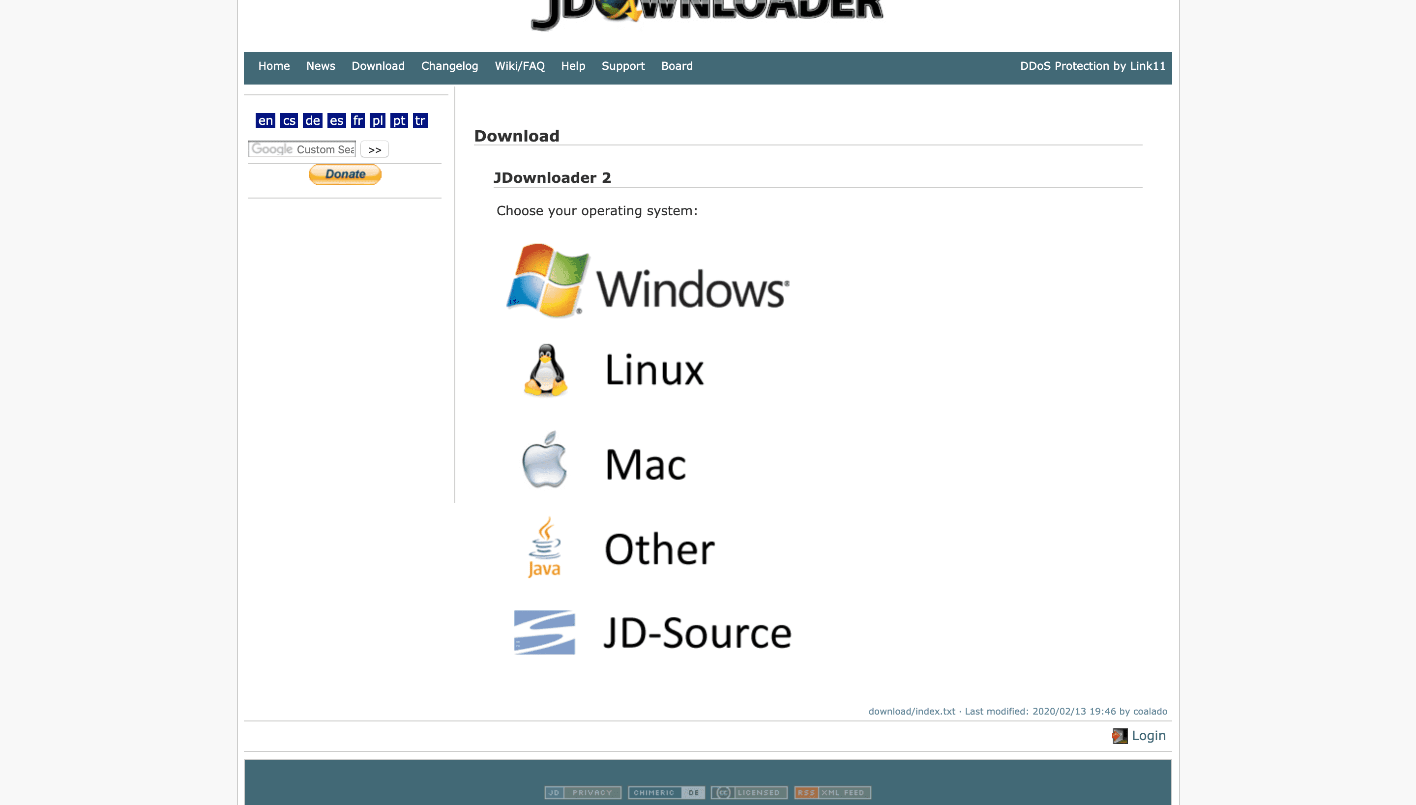 jdownloader to download files from mega.nz
