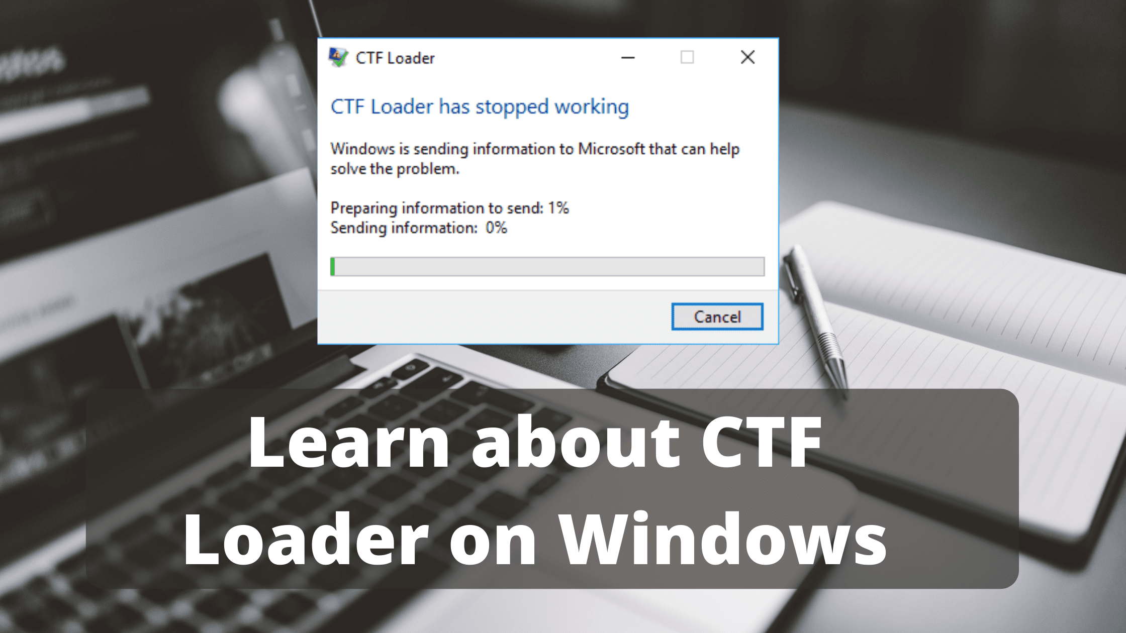 Learn about CTF Loader on Windows