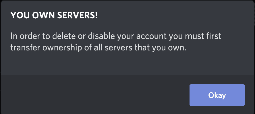 you own servers