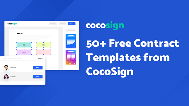 free contract templates cocosign