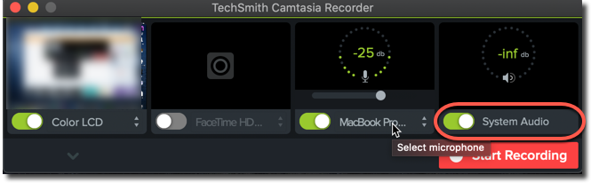 record discord audio camtasia