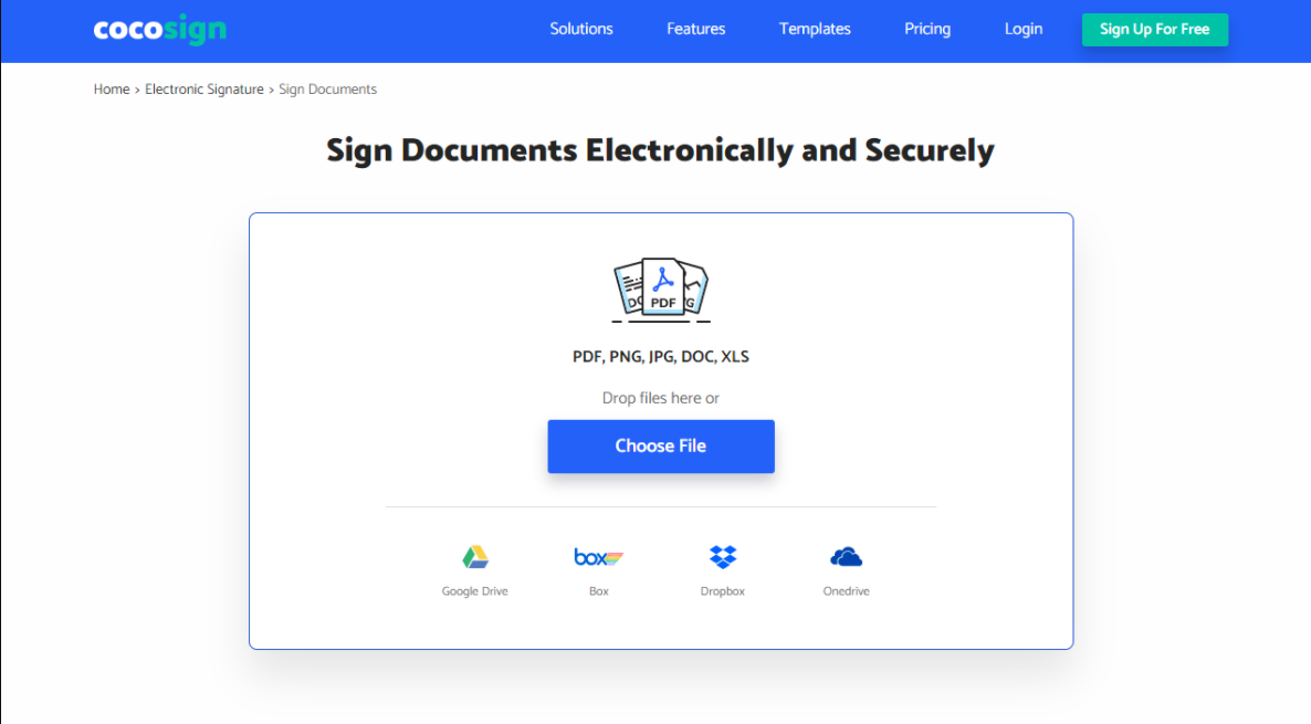 sign documents electronically